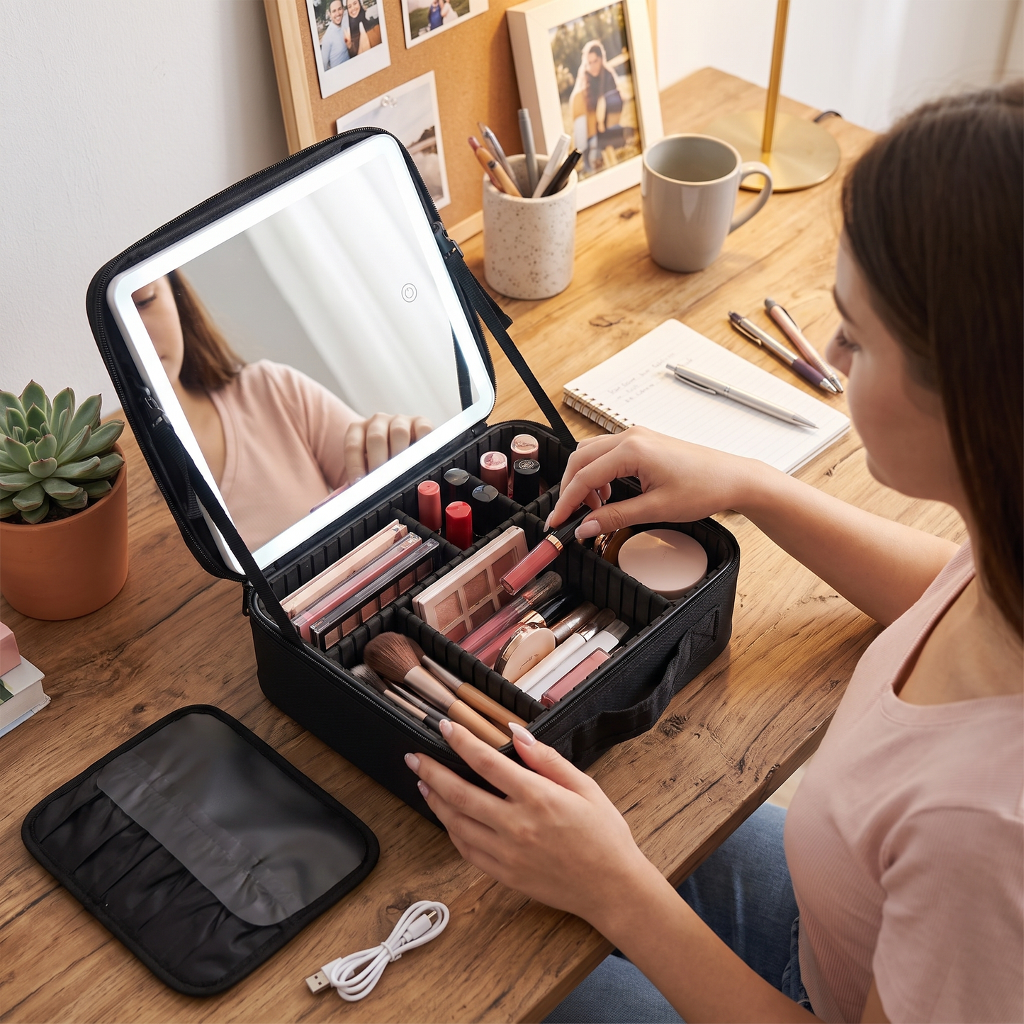 Maletín AVÉLIA - Organizador de Maquillaje