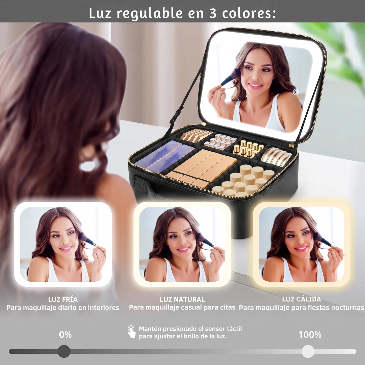 Maletín AVÉLIA - Organizador de Maquillaje